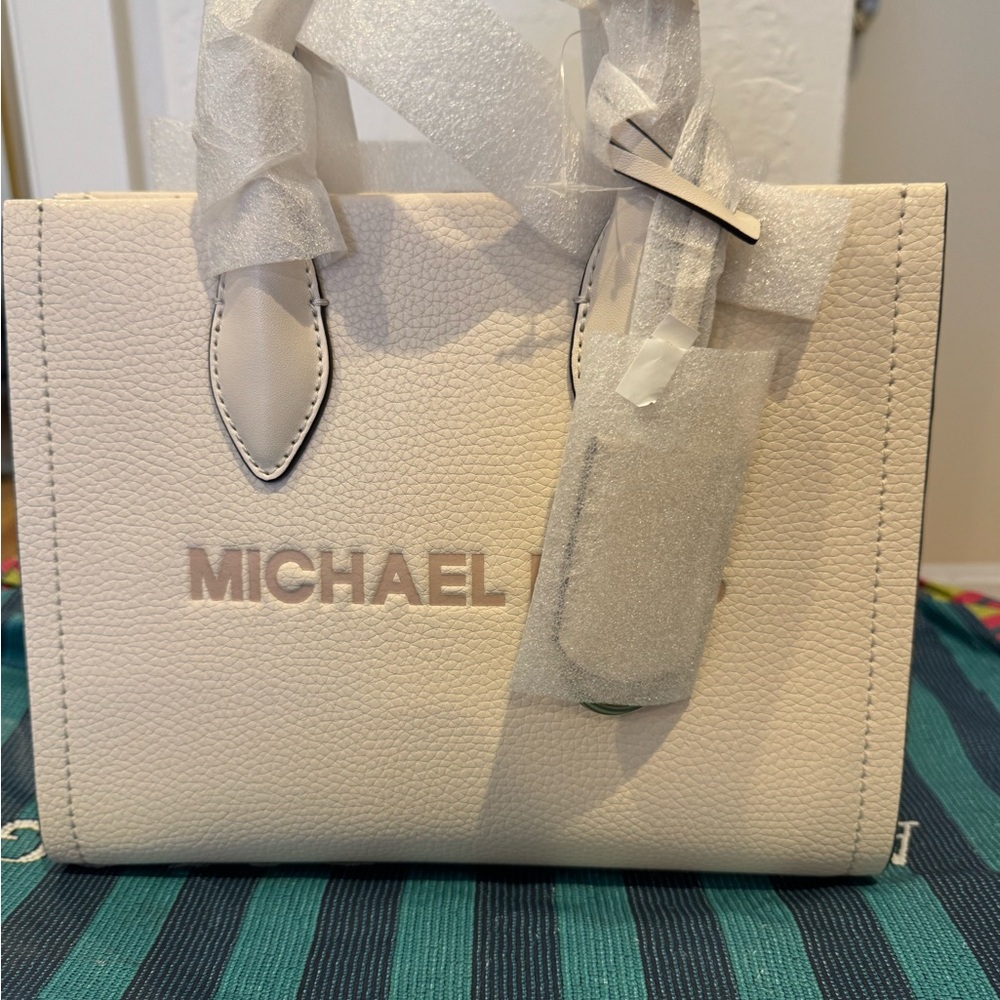Michael Kors White Tote Bag